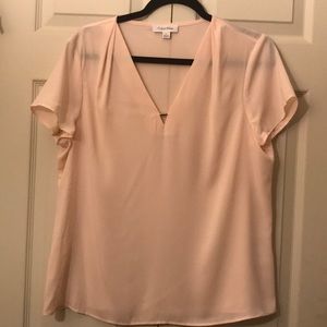 Pink Calvin Klein blouse